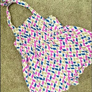 Baby romper | halter top style | shorts with snaps